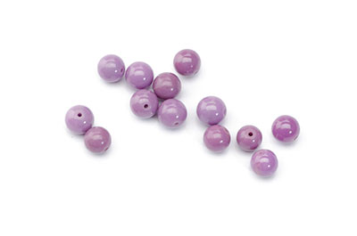 perle jaspe violet 6mm x1fil(env 64pcs)